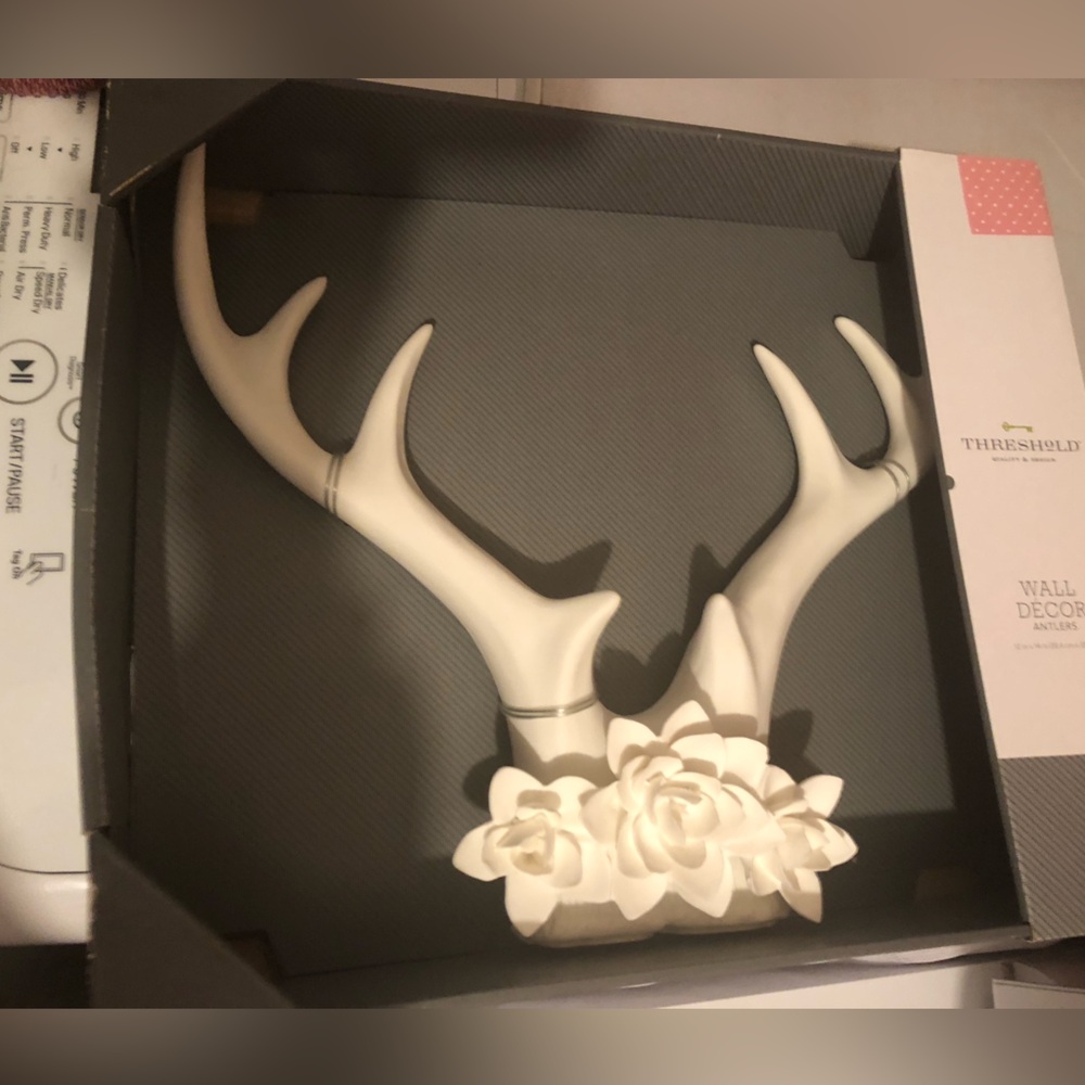 Threshold Cream Antler Wall Decor- $35 or $30 w/offer 159A